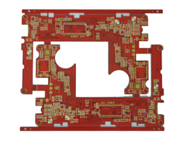 Four layer gold red oil plate