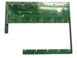 Four layer blind hole plate