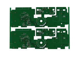 Two layer thick copper plate for industrial control
