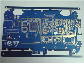 Six layer gold plate for industrial control