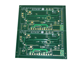 Four layer gold plate for industrial control